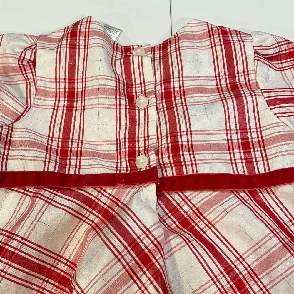 George -‎ Red and White Checkered Dress, silver/red/white